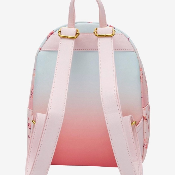 Loungefly Disney Stitch and Scrump Cherry Blossom Mini Backpack - Picture 3 of 6